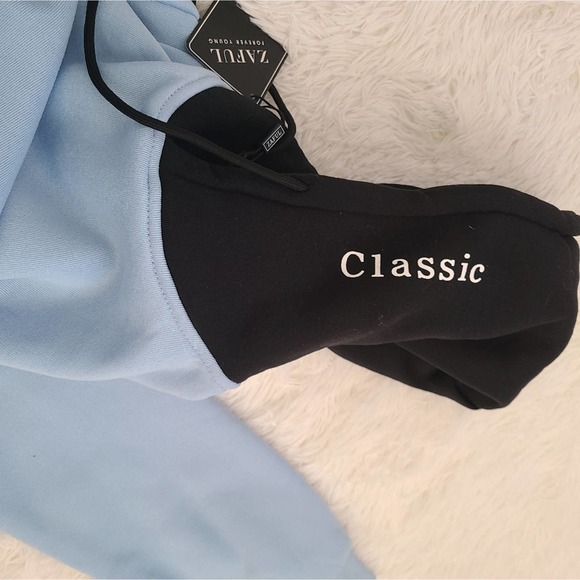 Zaful Forever Young Blue And Black Classic Rostory Child Hoodie SZ 6 NWT - Picture 8 of 11